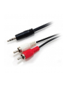 Equip Minijack 3.5 - RCA (Cinch) x2 2.5m Czarny (14709207) - nr 4