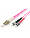 Equip Patchcord światłowodowy LC - ST Multimode Duplex OM4, 1m (255541) - nr 2