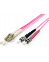 Equip Patchcord światłowodowy LC - ST Multimode Duplex OM4, 1m (255541) - nr 7