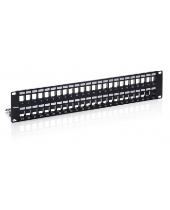 Equip PatchPanel 19'' 48-Port Cat.6a Keystone (2HE) geschirmt (769349)