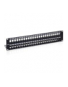 Equip PatchPanel 19'' 48-Port Cat.6a Keystone (2HE) geschirmt (769349) - nr 4