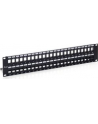 Equip PatchPanel 19'' 48-Port Cat.6a Keystone (2HE) geschirmt (769349) - nr 6