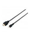 Equip HighSpeed HDMI to microHDMI Adapter Cable M/M 2m black (119308) - nr 12