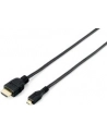Equip HighSpeed HDMI to microHDMI Adapter Cable M/M 2m black (119308) - nr 10