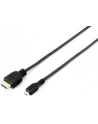 Equip HighSpeed HDMI to microHDMI Adapter Cable M/M 2m black (119308) - nr 12