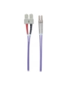 Intellinet Network Solutions Patchcord światłowodowy LC/SC OM4 50/125um Duplex Multimode 1m fioletowy (751049) - nr 25