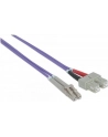 Intellinet Network Solutions Patchcord światłowodowy LC/SC OM4 50/125um Duplex Multimode 1m fioletowy (751049) - nr 30
