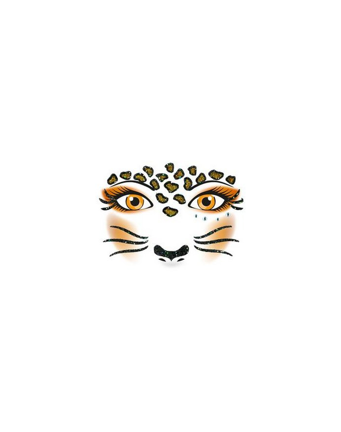 Herma Leopard naklejka do zdobienia twarzy główny