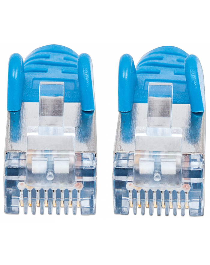 Intellinet Network Solutions Patchcord Cat6A SFTP CU 0.50m niebieski (350723) główny