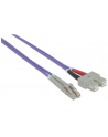 Intellinet Network Solutions Patchcord światłowodowy LC/SC OM4 50/125um Duplex Multimode 1m fioletowy (751049) - nr 6