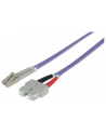 Intellinet Network Solutions Patchcord światłowodowy LC/SC OM4 50/125um Duplex Multimode 1m fioletowy (751049) - nr 9