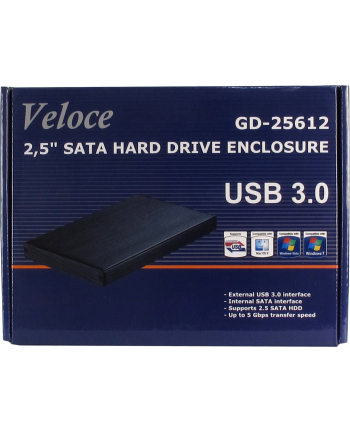 Inter-Tech Kieszeń Veloce GD-25612 USB 3.0 (88884056)