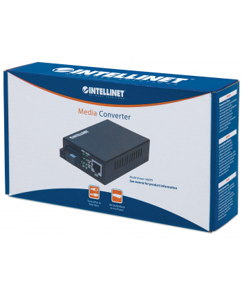 Intellinet Konwerter światłowodowy Media konwerter Fast Ethernet Jednomodowy (507332)
