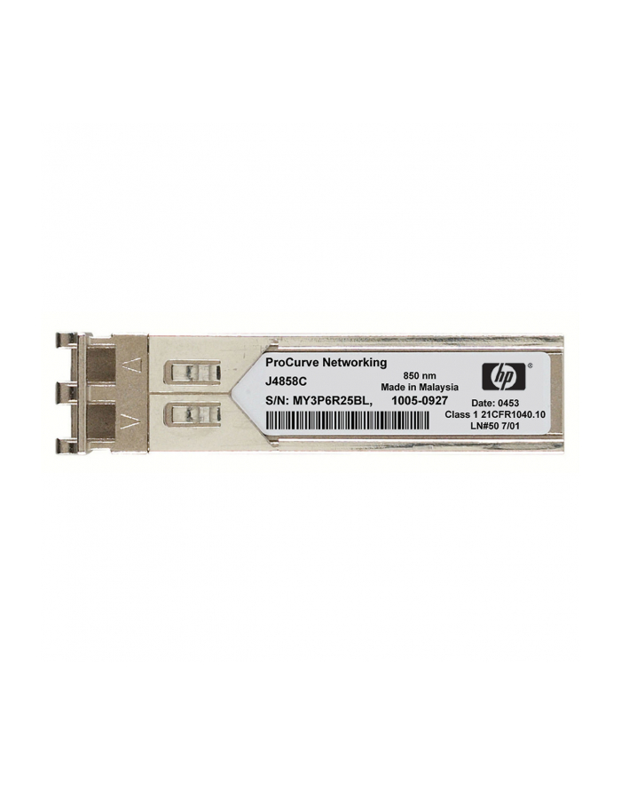 HP Z GBIC J4858D-C 1000BASE-SX SFP, 850nm, MM, Aruba Transceiver kompatibel (J4858DC) główny