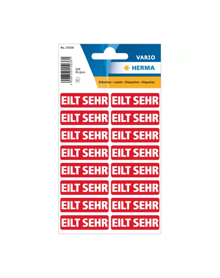 Herma Etykiety numeryczne 12.5 x 40mm 15036 główny
