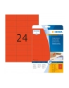 Herma Etykiety kolorowe 4467 A4 70 x 37mm papier matowy czerwony 480 szt 4467 - nr 3