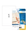 HERMA Inkjet Folien-Etik. A4 transp 210x297 mm 10 Szt. - nr 1