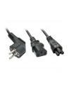 Lindy 30047 Kabel zasilający typu Y Schuko na wtyk i gniazdo koniczynka - 2m - nr 11