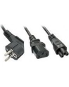Lindy 30047 Kabel zasilający typu Y Schuko na wtyk i gniazdo koniczynka - 2m - nr 14