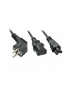 Lindy 30047 Kabel zasilający typu Y Schuko na wtyk i gniazdo koniczynka - 2m - nr 2