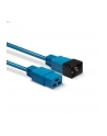 Lindy 30122 Przedłużacz Zasilający Iec C19 Iec C20 Niebieski 3M (Ly30122) - nr 1