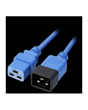 Lindy 30122 Przedłużacz Zasilający Iec C19 Iec C20 Niebieski 3M (Ly30122) nr 1
