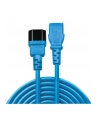 Lindy 30471 Przedłużacz zasilający IEC C14-IEC C13 niebieski 1m (ly30471) - nr 2
