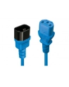 Lindy 30471 Przedłużacz zasilający IEC C14-IEC C13 niebieski 1m (ly30471) - nr 4