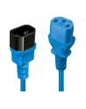 Lindy 30471 Przedłużacz zasilający IEC C14-IEC C13 niebieski 1m (ly30471) - nr 7