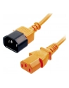 Lindy 30474 Przedłużacz zasilający IEC C14-IEC C13 pomarańczowy 1m (ly30474) - nr 5