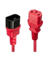 Lindy 30477 Przedłużacz zasilający IEC C14-IEC C13 czerwony 1m (ly30477) - nr 12