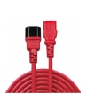 Lindy 30477 Przedłużacz zasilający IEC C14-IEC C13 czerwony 1m (ly30477) - nr 21