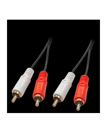 Kabel LINDY RCA (Cinch) - RCA (Cinch) 3 Czarny (35662) nr 2