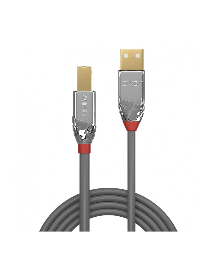 Lindy 36642 Kabel USB 2.0 A-B Cromo Line 2m (ly36642) główny