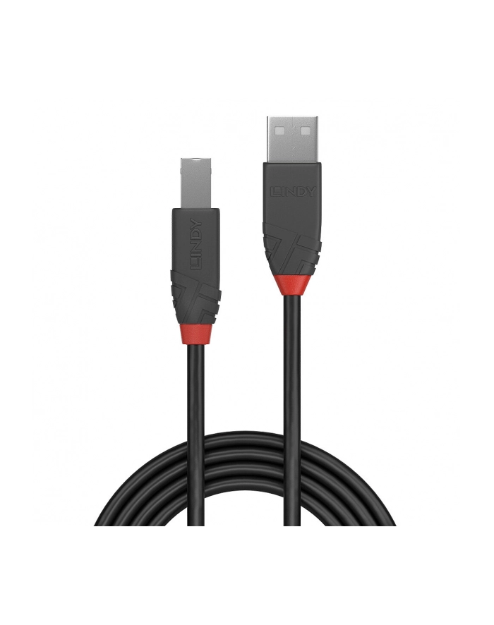 Lindy 36675 Kabel USB 2.0 A-B czarny Anthra Line 5m (ly36675) główny