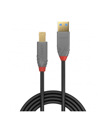 Lindy 36740 Kabel USB 3.0 typ A-B Anthra Line 0,5m (ly36740) nr 1