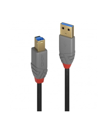 Lindy 36744 Kabel USB 3.0 typ A-B Anthra Line 5m (ly36744) nr 2
