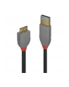 Lindy 36766 Kabel USB 3.0 A-Micro-B Anthra Line 1m (ly36766) - nr 1