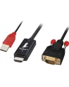 LINDY HDMI VGA + zasilanie 2m (41456) - nr 18