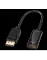 LINDY DisplayPort - HDMI (M/Ż) Czarny 0.15m (41718) - nr 14