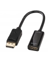 LINDY DisplayPort - HDMI (M/Ż) Czarny 0.15m (41718) - nr 3
