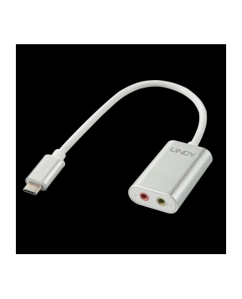 Lindy Adapter Usb 2.0 Typu C 2X3.5Mm Jack Audio I Mikrofon (Ly42711) nr 2