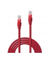 Lindy 48034 Sieciowy (Skrętka) Cat6 U/Utp Czerwony 3M (Ly48034) - nr 1