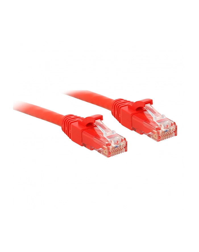 Lindy 48034 Sieciowy (Skrętka) Cat6 U/Utp Czerwony 3M (Ly48034) główny