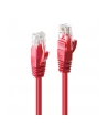 Lindy 48037 Sieciowy (Skrętka) Cat6 U/Utp Czerwony 10M (Ly48037) - nr 1