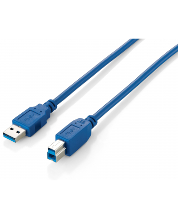 LevelOne equip USB3.0 Anschlu+čkabel A-Stecker/ B-Stecker 1,8m blau (128292) nr 1