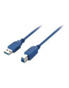 LevelOne equip USB3.0 Anschlu+čkabel A-Stecker/ B-Stecker 3,0m blau (128293) - nr 4