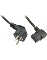 LINDY C13 - Schuko 2m czarny (30345) - nr 13