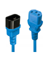 Lindy 30472 Przedłużacz zasilający IEC C14-IEC C13 niebieski 2m (ly30472) - nr 11