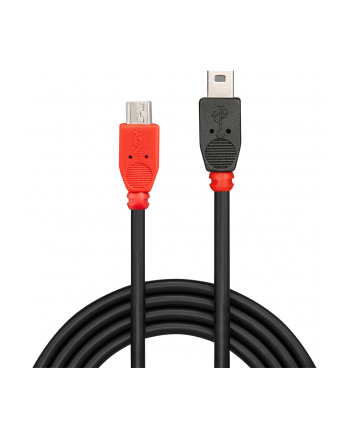 Lindy 31718 Kabel USB OTG Micro USB B Mini USB B 1m nr 2